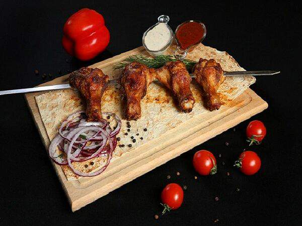 Шашлык на дровах - Голень куриная