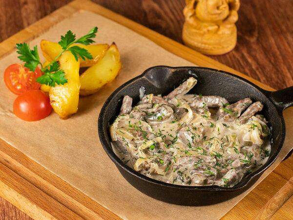 Чайхона - Бефстроганов из мраморной говядины