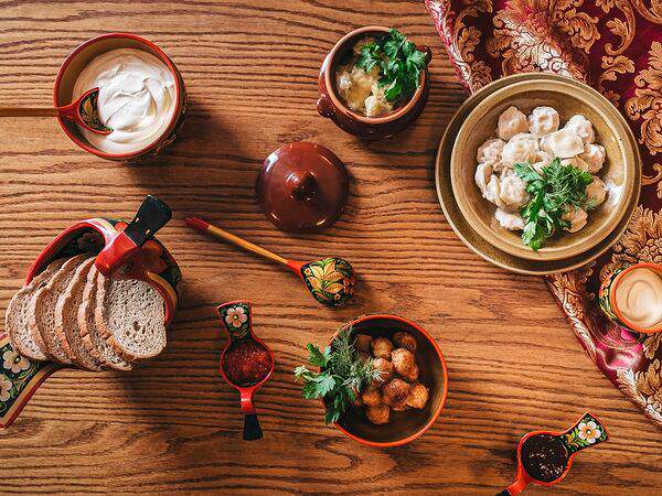 Русская кухня - Пельмени со свининой и говядиной