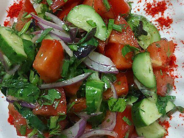 Бакинский дворик - Чобан-салат