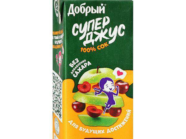 Котлетная Pizza - Яблочно-вишневый сок Добрый