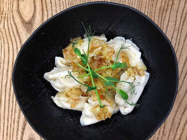 Голый Повар - Вареники с картофелем и лисичками