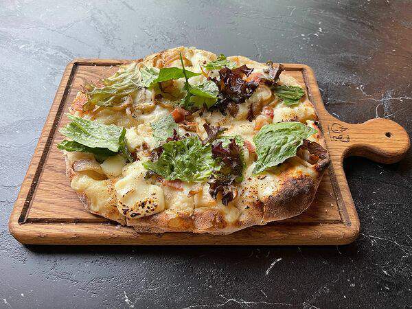 Пламя и вино - Бекон, грибы и сыр