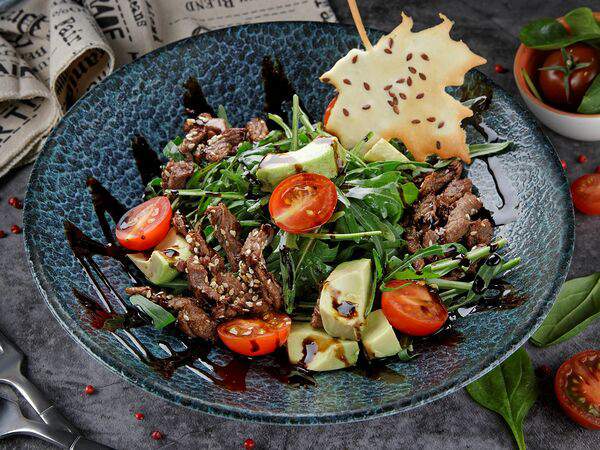 Джентльмены удачи - Салат с рукколой и авокадо