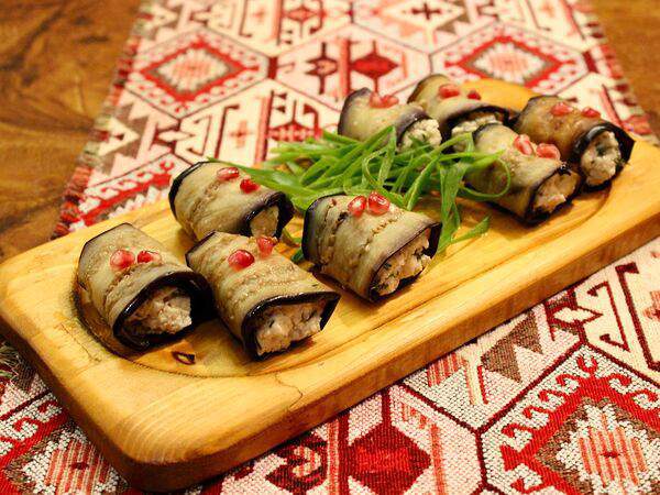 Пандок - Рулетики из баклажанов