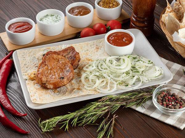 Мясной ресторан Beef & Fire - Шашлык из cвинoй корейки