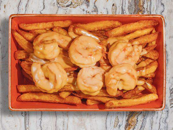 Chado Burger Bar night - Картофель с креветками