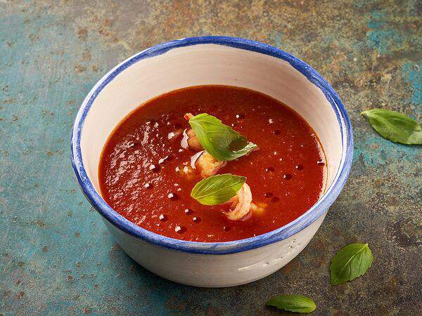 Frank by Баста - Томатный суп с креветками