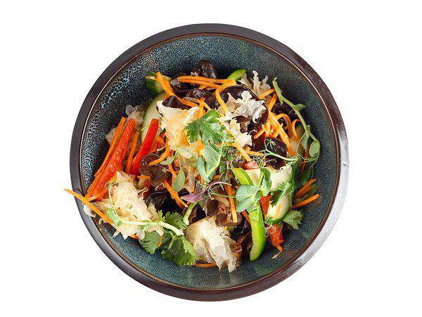 Меконг - Древесные грибы с овощами в кисло-сладком соусе