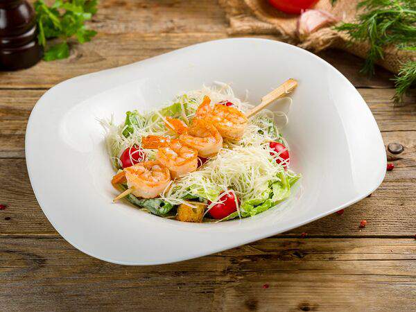 Кафе Лада - Цезарь с креветками