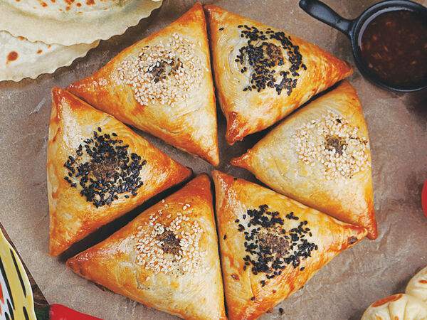 Чайхана Павлин-Мавлин - Хан-самса с бараниной