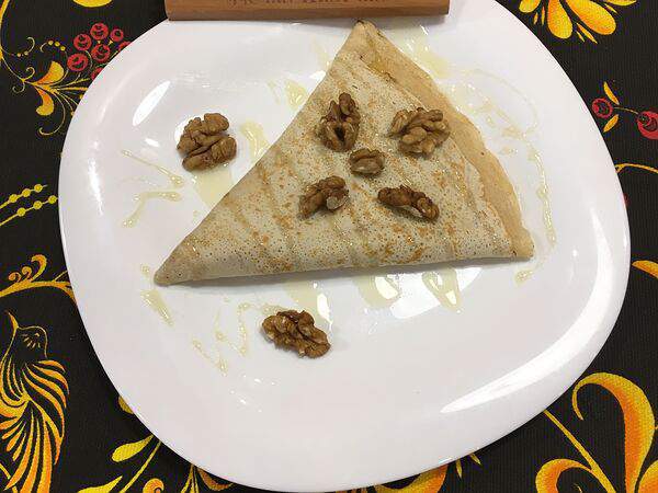 Блинная Печки-Лавочки - Блин с мёдом и грецким орехом