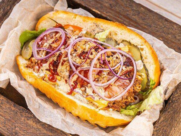 Fresh Burgers - Хот-Дог с рванной свининой