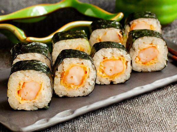 Большие Тарелки - Ролл с Креветкой