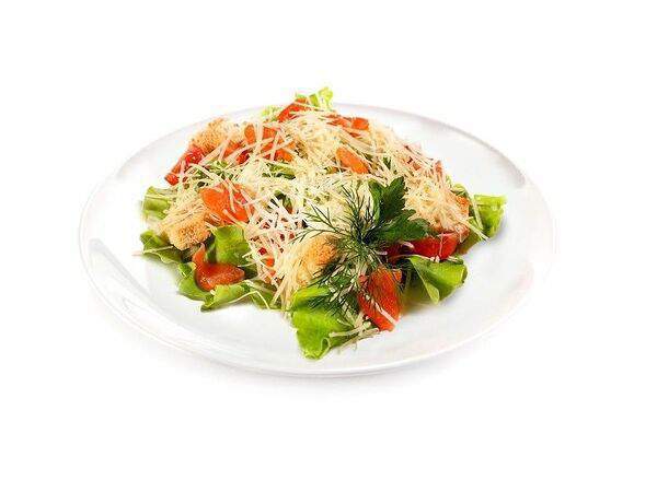 Пиццафит - Салат Цезарь с семгой