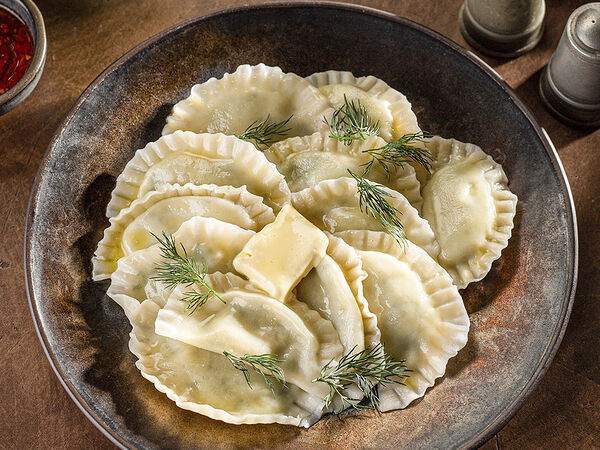 Урюк - Вареники с картошкой и сливочным маслом