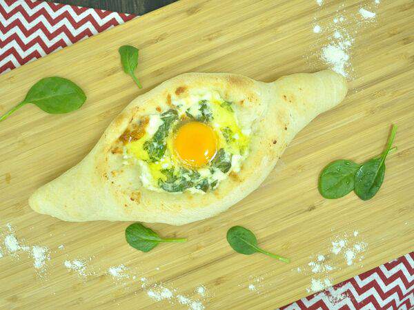 Это Хачапури и Пицца! - Хачапури со шпинатом