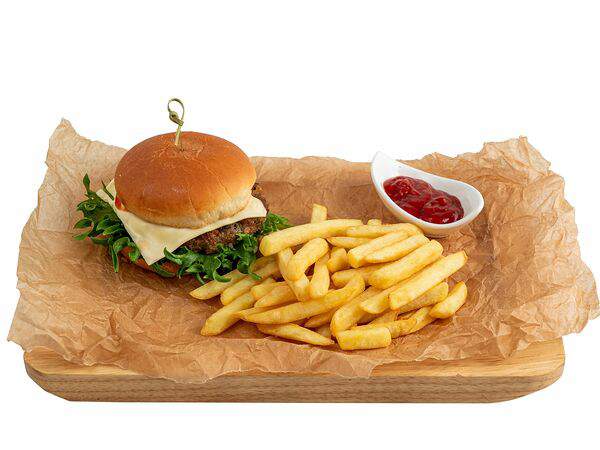 Кадриль - Мини-бургер с картошечкой фри