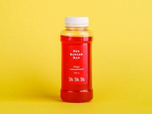 Red Burger Bar - Клюквенный морс собственного приготовления