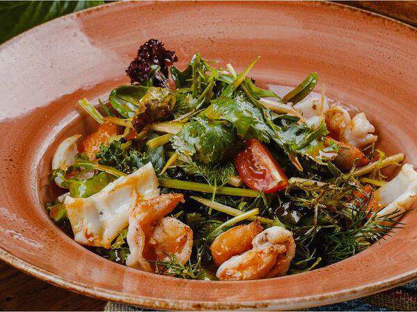 Пиноккио Djan - Салат с морепродуктами