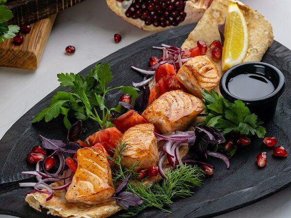 Агонь BBQ Ratskeller - Шашлык из сёмги на углях