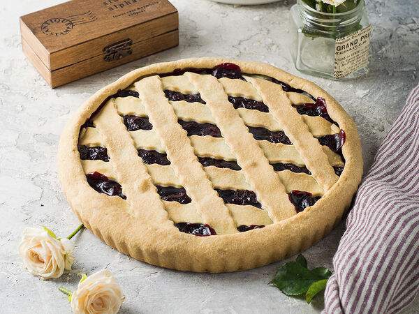 Машенькины пироги - Датский пирог с натуральной вишней