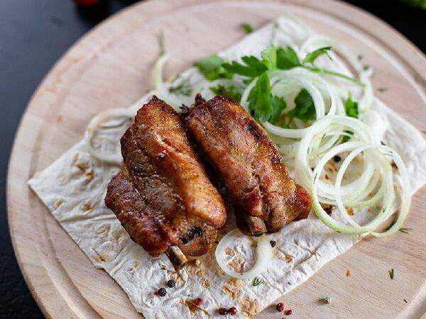 Очаг Драйв - Шашлык из свиных ребрышек