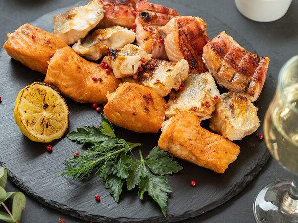 Залив - Ассорти шашлыков из рыбы