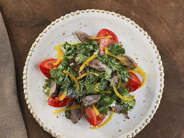 Урюк - Салат с бараниной