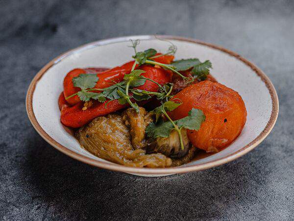 Сад On line - Овощи, запеченные на мангале