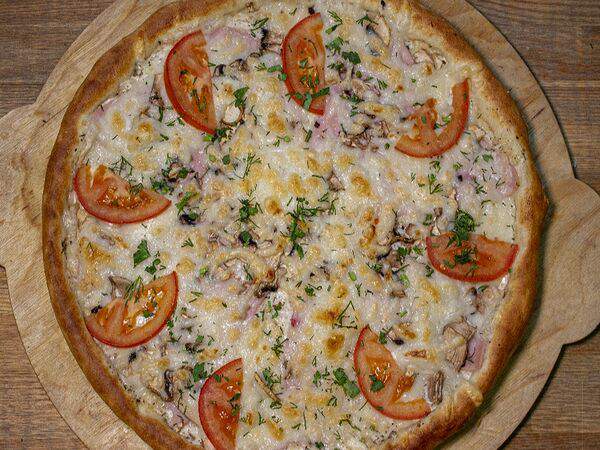 Зачёт Пицца & Бургеры - Пицца с ветчиной и грибами