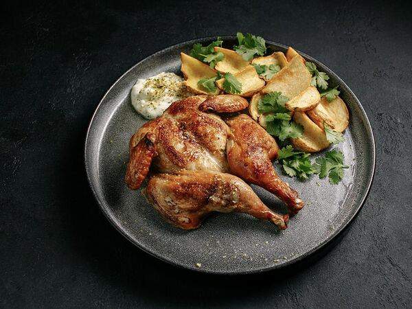 Цукини - Жареный цыплёнок по-испански