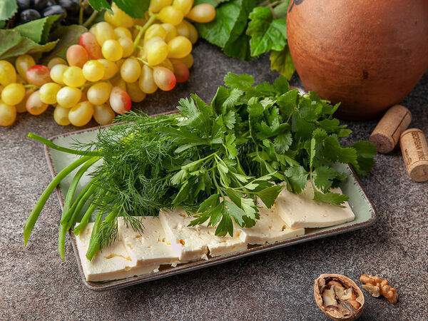 Хинкальная - Сыр чанах с зеленью