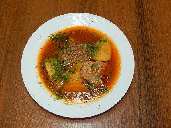 Армянский шашлык - Суп Хашлама