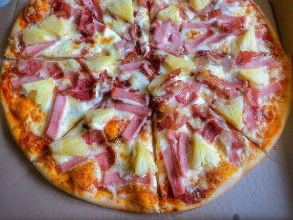 Рисоварка - Пицца Гавайская с беконом и ветчиной