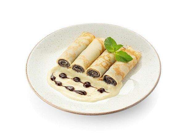 Шоколадница - Блины с маком