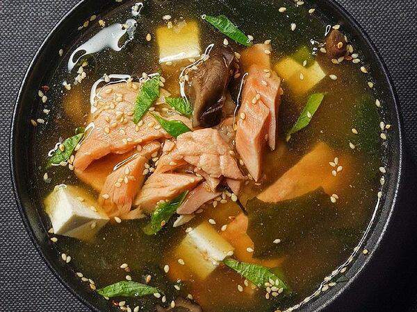 Sushi stories - Мисо суп с лососем