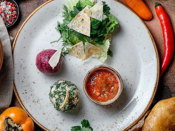 Бакладжан - Закуска из свеклы и сыра