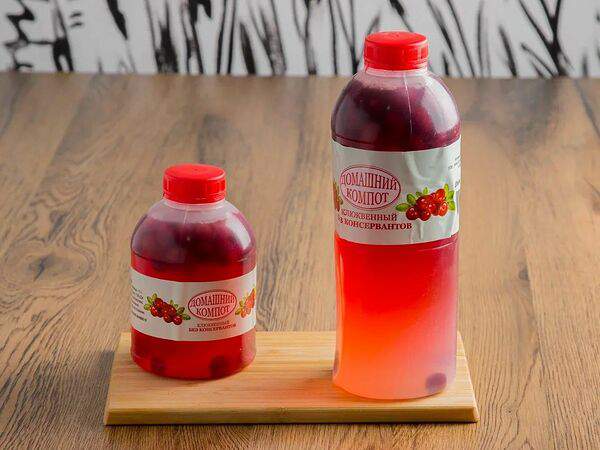Донер 1 - Компот Домашний Клюквенный