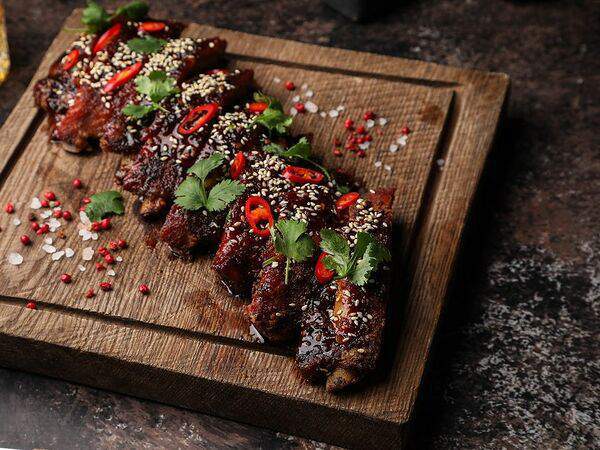 Бургерная №1 - Свиные ребра в тайском соусе