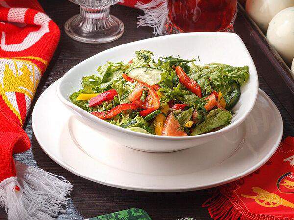 Фуксъ - Салат по-деревенски со сметаной