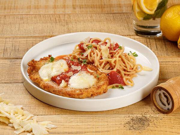 Maccheroni - Цыпленок пармиджана со спагетти