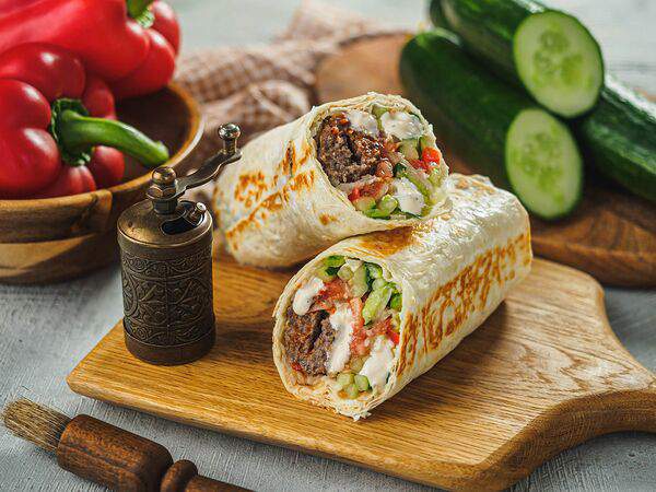 Шаурма & Гриль - Летняя шаурма с люля-кебабом из говядины