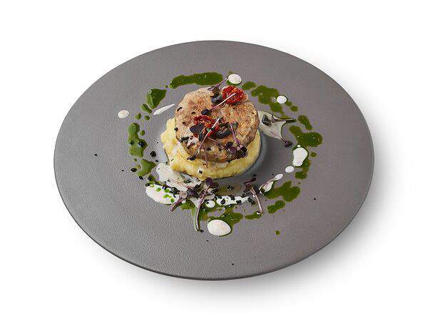 Portofino - Бифштекс с соусом из белых грибов и пюре