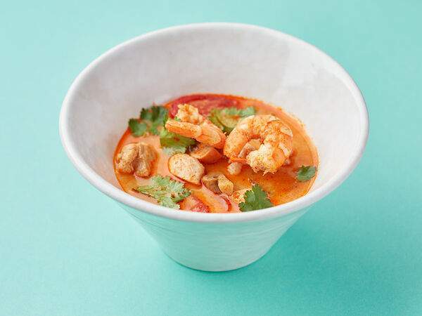 Фартук бистро - Том ям с кокосовым молоком и рисом