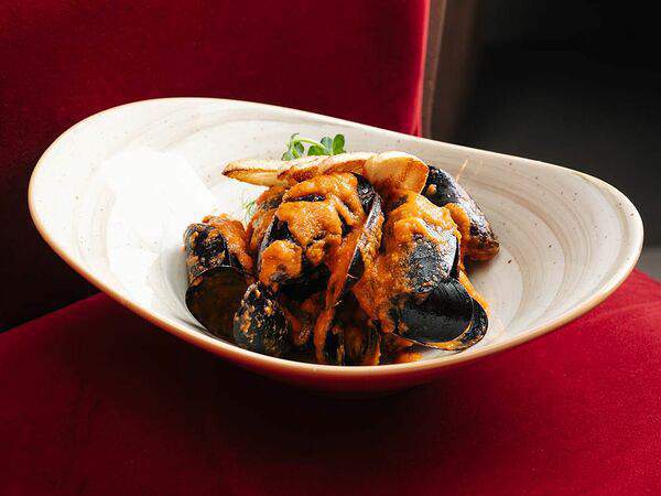 Мускат - Мидии в кулисе из томата