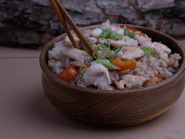 Сашидо - Вок Рис с курицей
