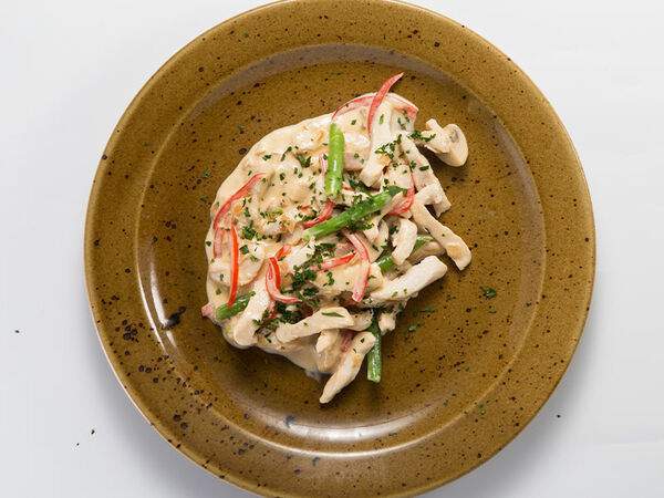 Колбасофф - Бизнес-ланч Куриное филе в сливочном соусе