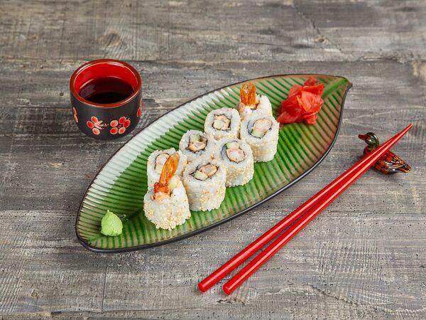 Тайшань - Ролл с креветкой в кляре