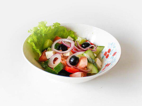 Брынза - Салат овощной с брынзой